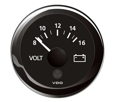 marine voltmeter 8-16 volts